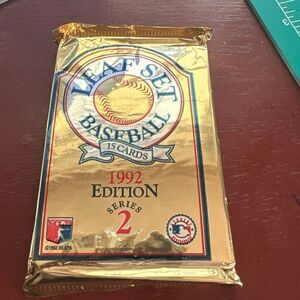 NEW MLB 1992 Leaf Set Baseball series 2 SEALED